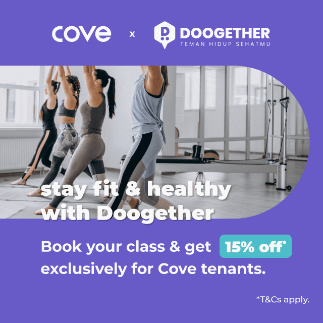 Discount 15% off of online & offline workout classes by Doogether