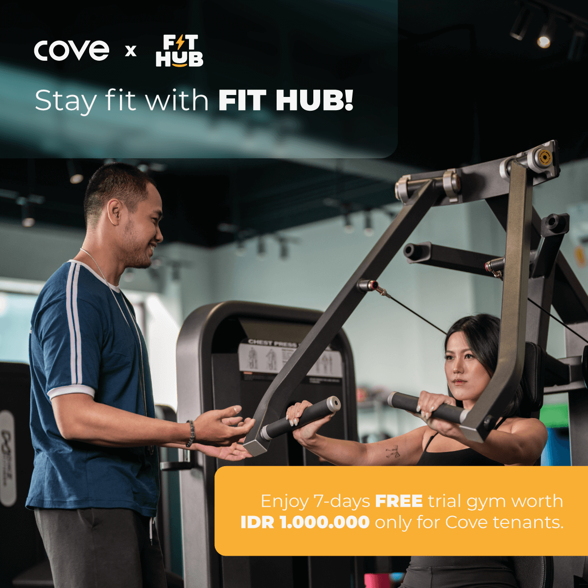 Claim your FREE gym access at FIT HUB!