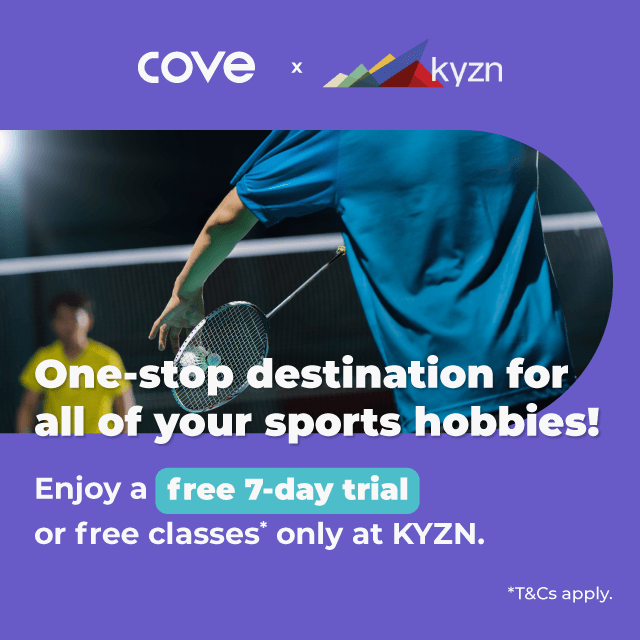 Enjoy 7-days free trial at KYZN or get free classes voucher